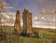 Albert Gottschalk Ruins in Campagna oil painting reproduction